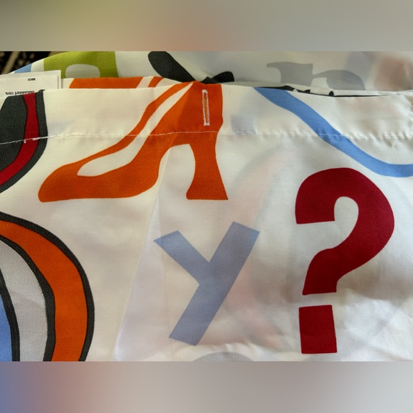 IKEA‎ Sandgrund 10439 Fabric Shower Curtain Bathroom Decor Colorful Whimsical - Picture 3 of 6